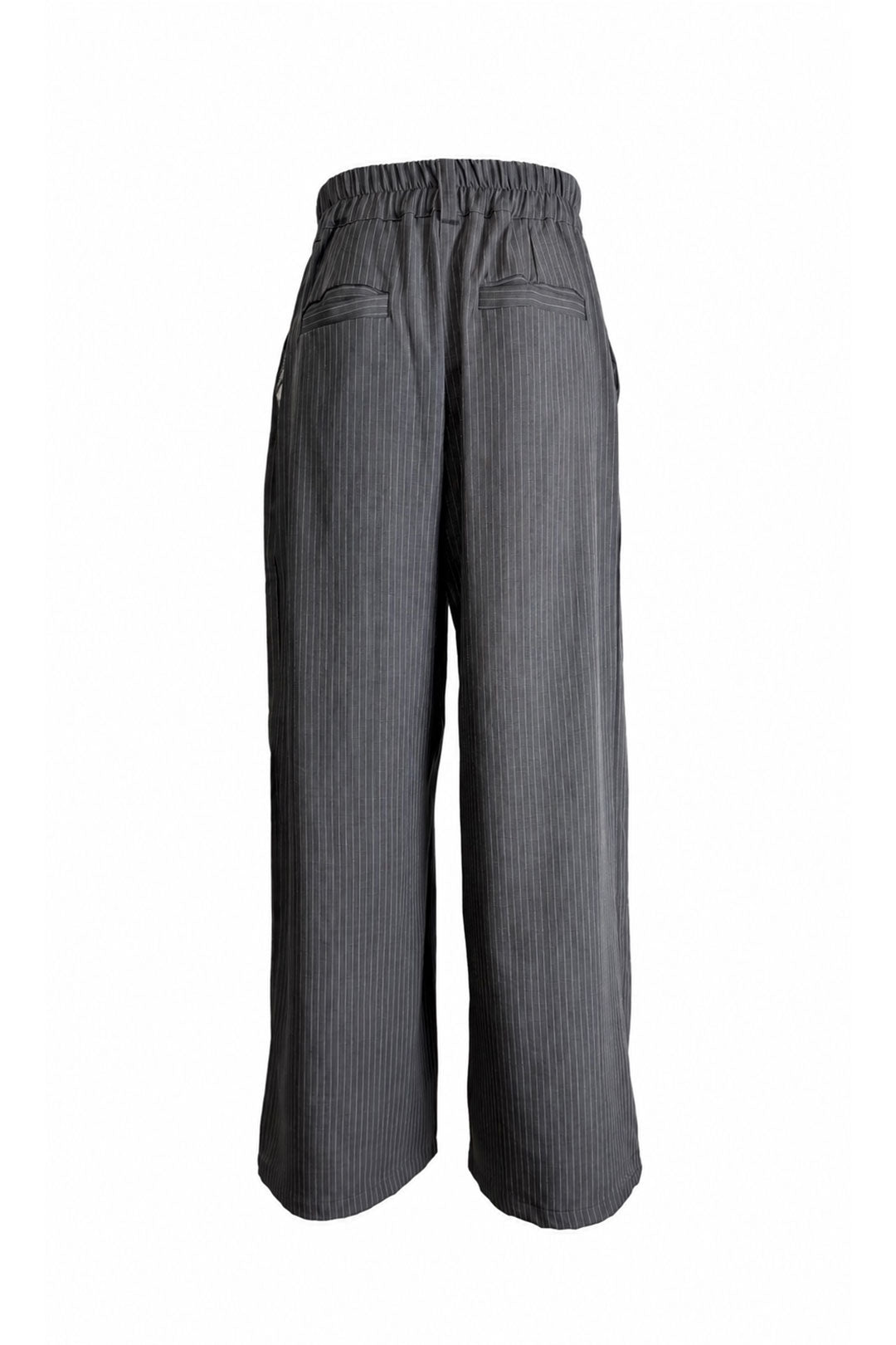Button Detail Wide Pants