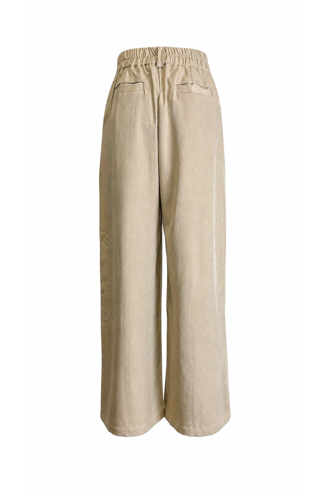 Button Detail Wide Pants