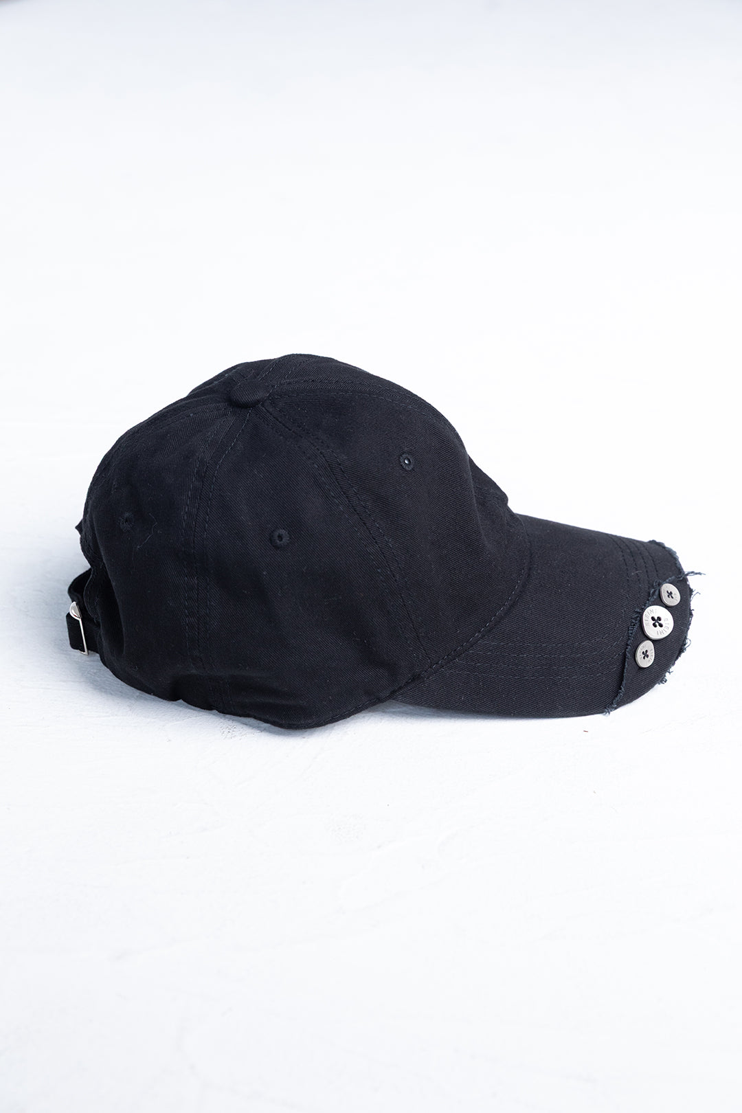 Button Distressed Cap