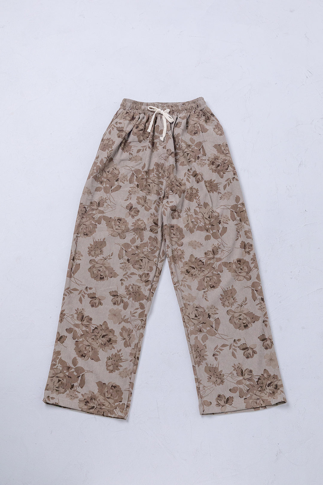 Floral Corduroy Pants