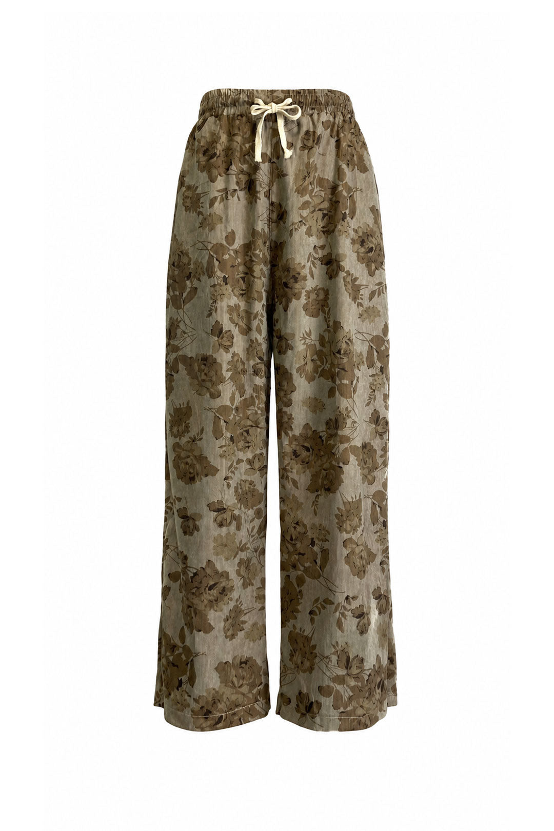 Floral Corduroy Pants