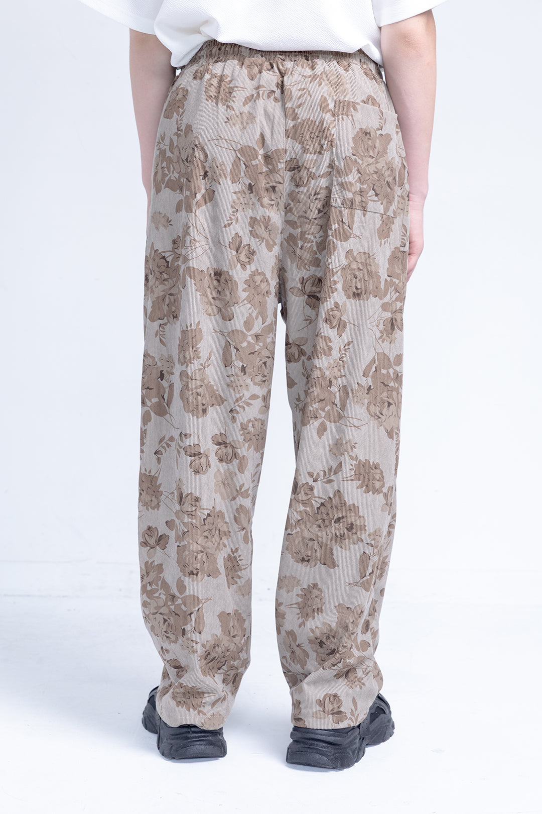 Floral Corduroy Pants