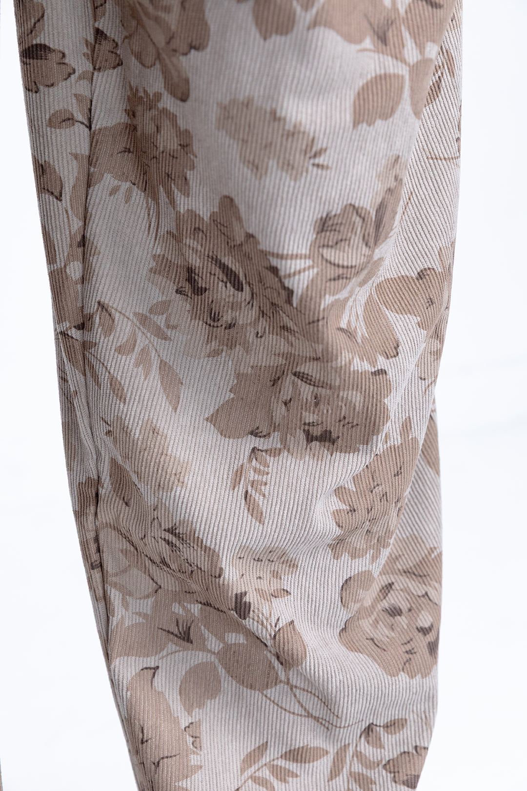 Floral Corduroy Pants