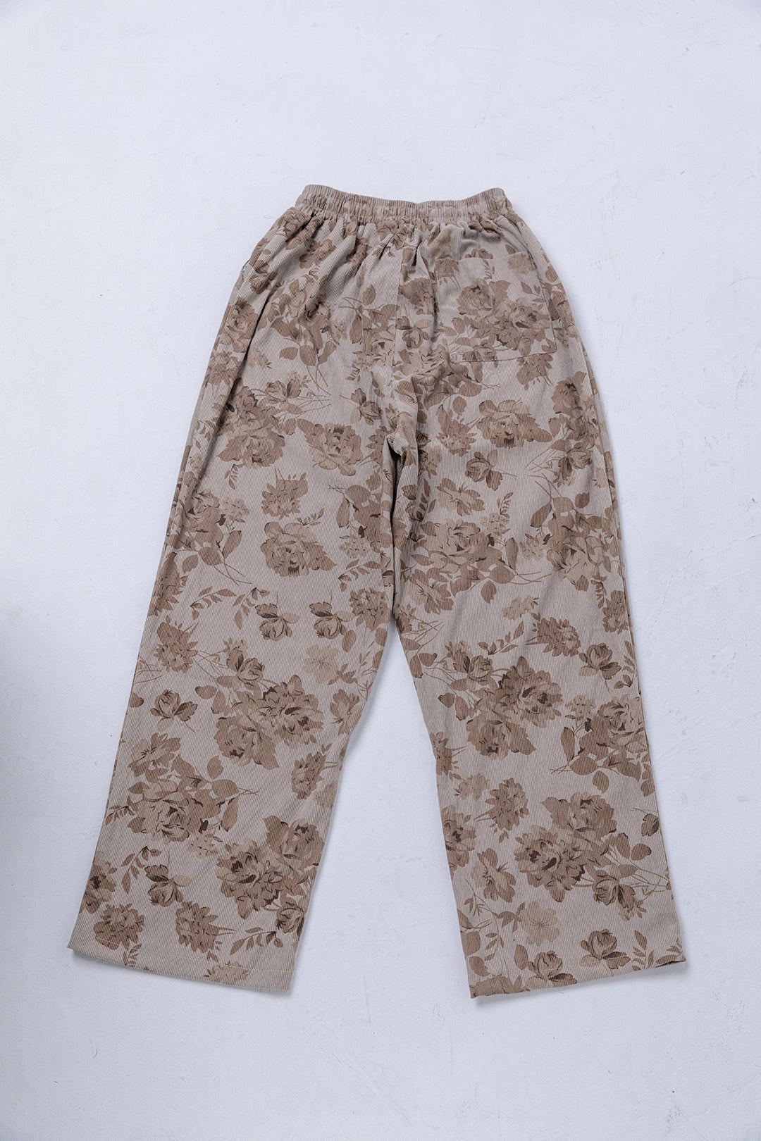 Floral Corduroy Pants