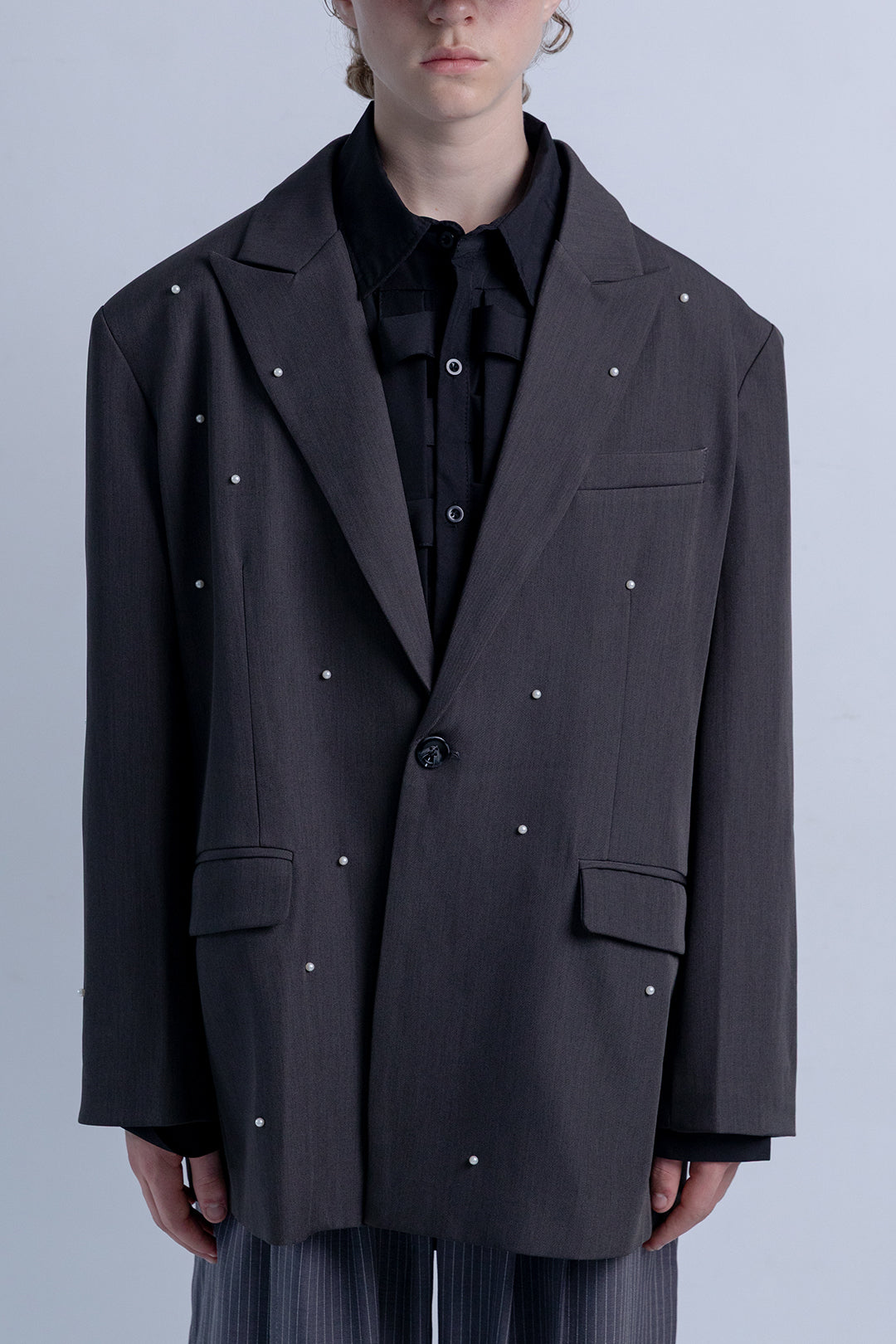 Pearl Detail Jacket