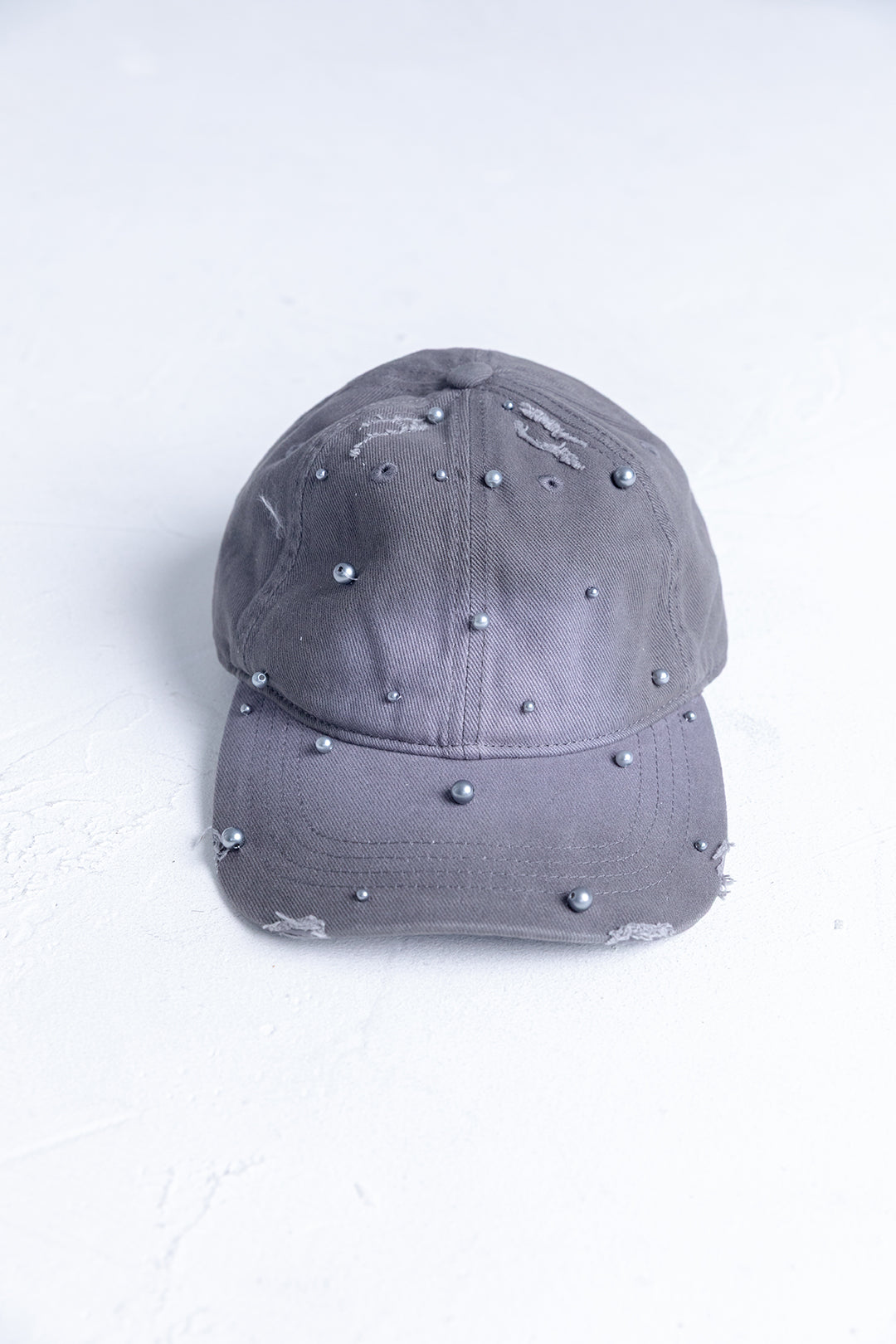Pearl Distressed Cap