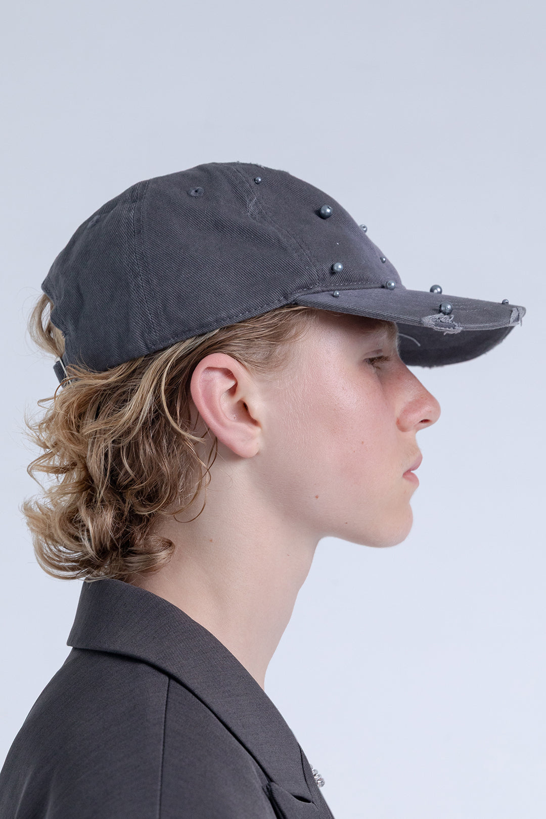 Pearl Distressed Cap