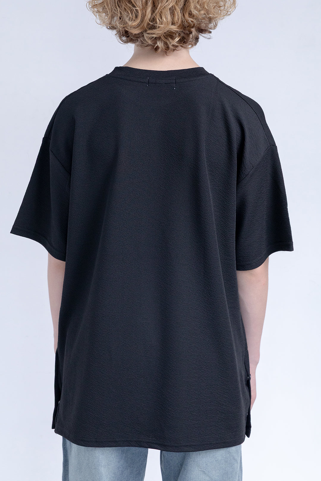 Side Snap Detail T-Shirt