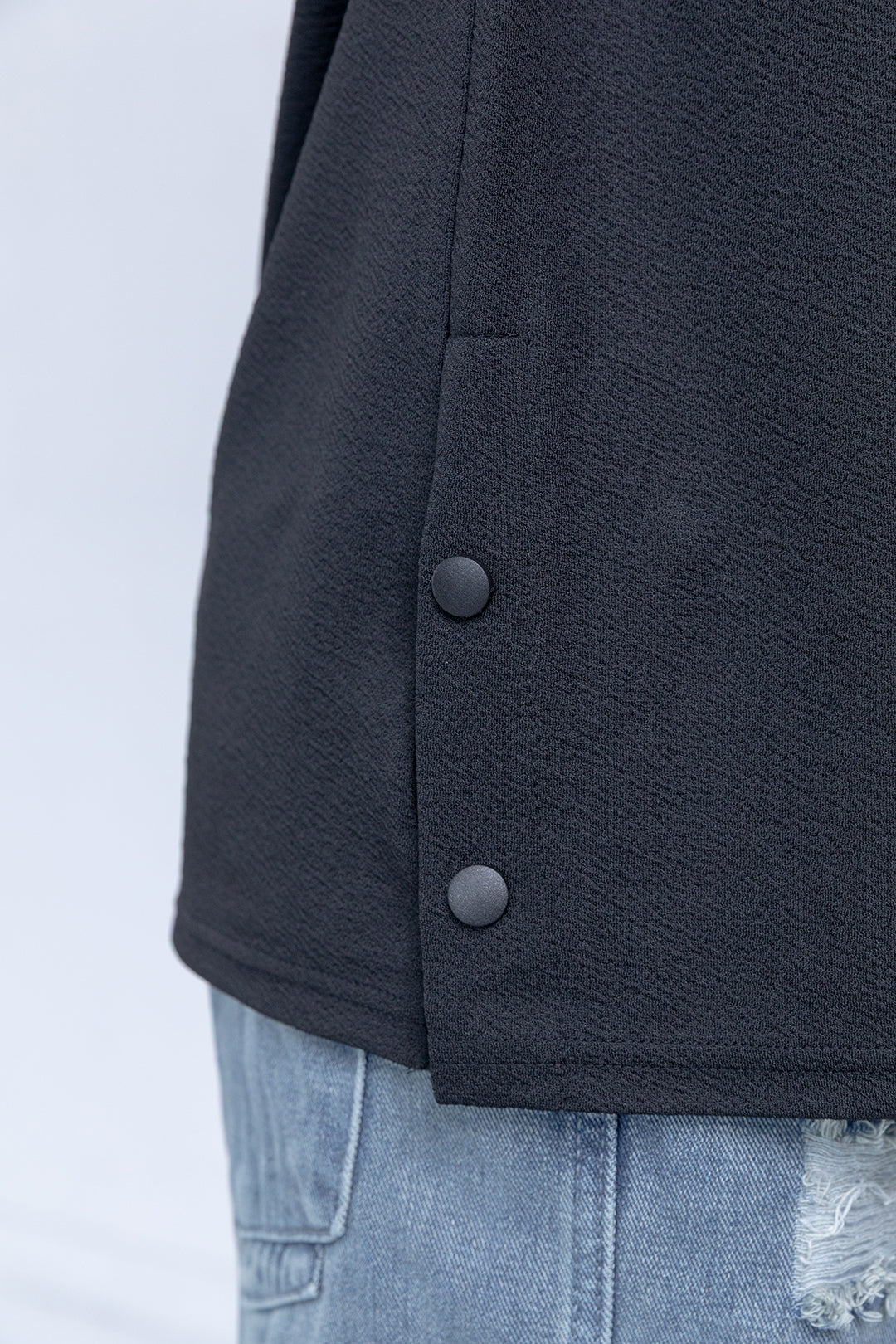 Side Snap Detail T-Shirt