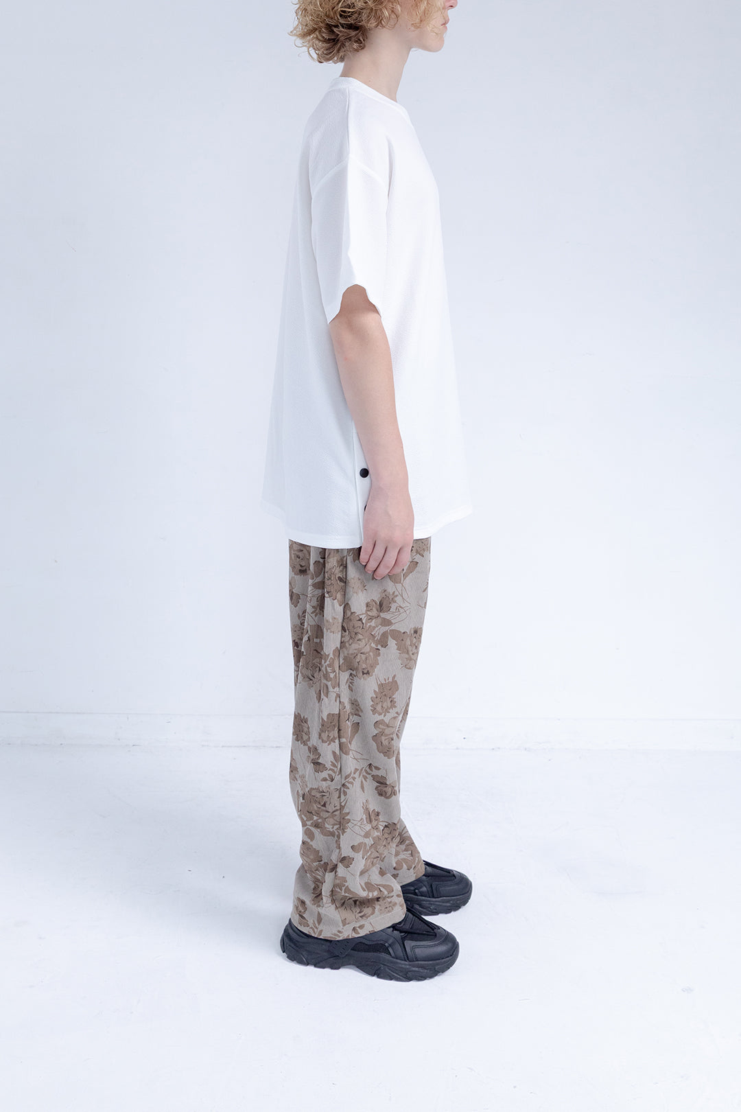 Side Snap Detail T-Shirt