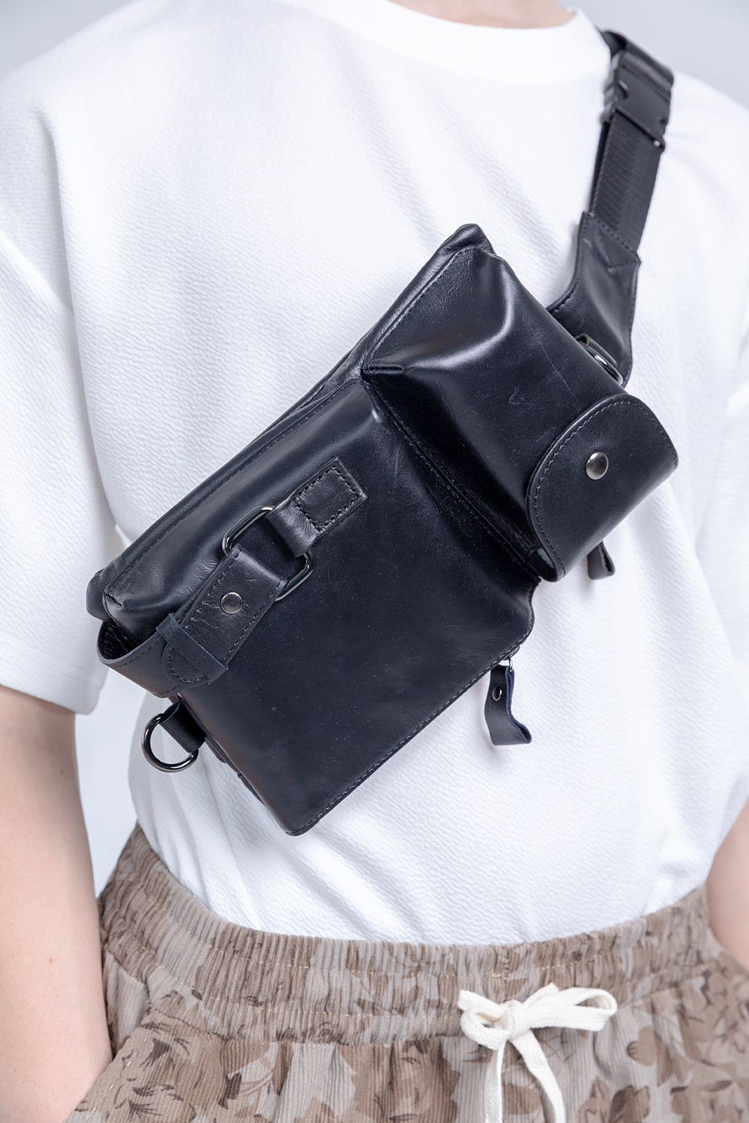 Vintage Leather Utility Bag