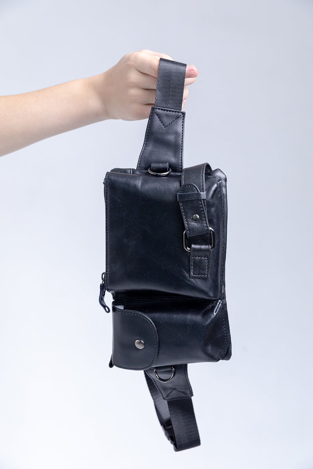 Vintage Leather Utility Bag