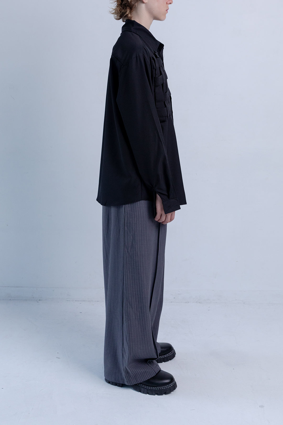 Woven Panel Shirt