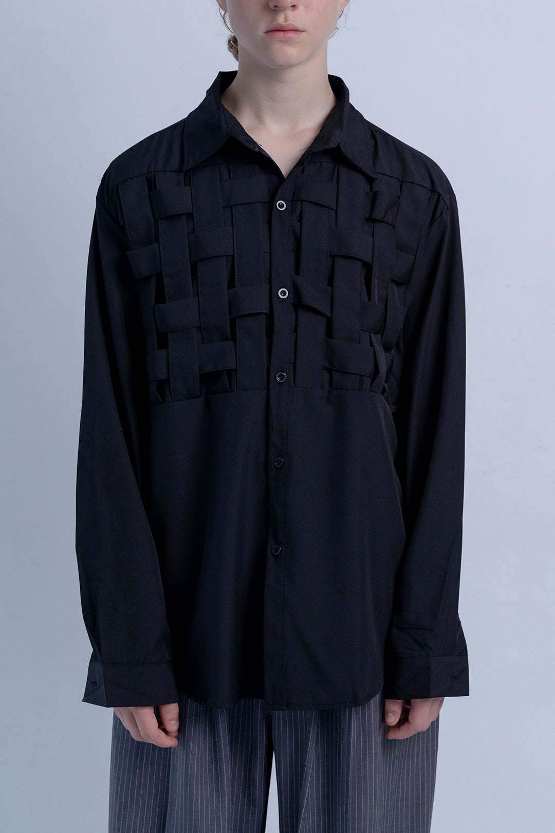 Woven Panel Shirt