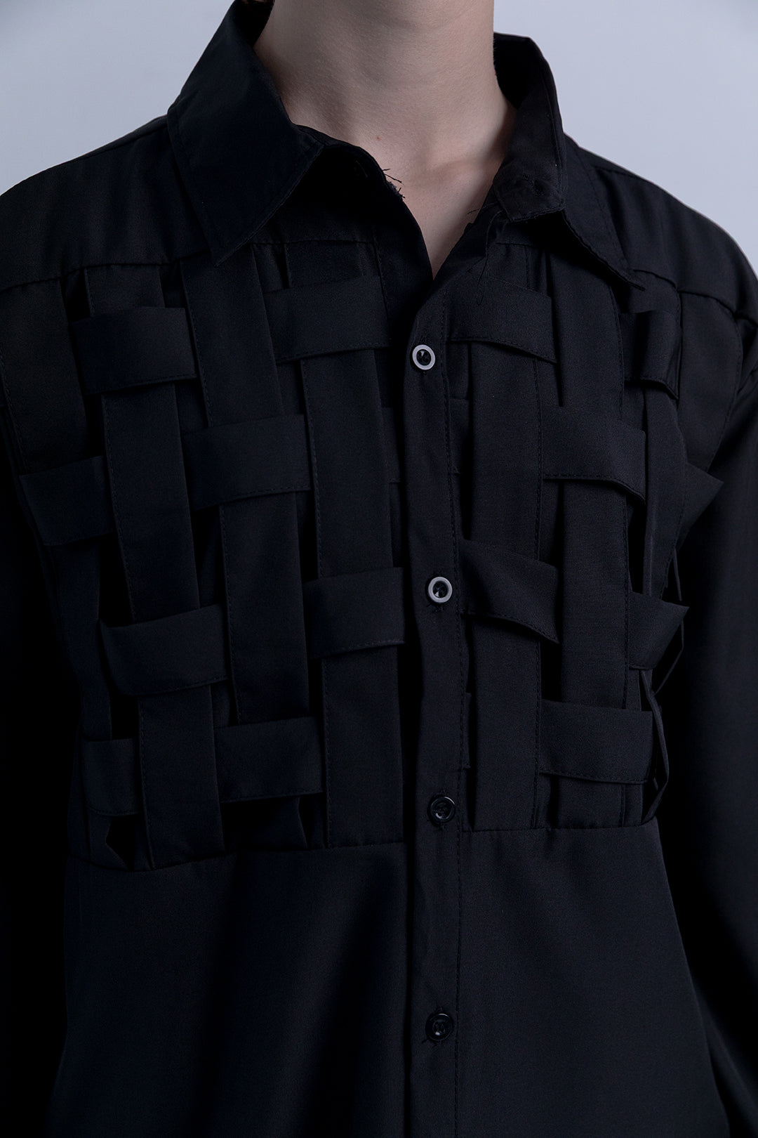 Woven Panel Shirt