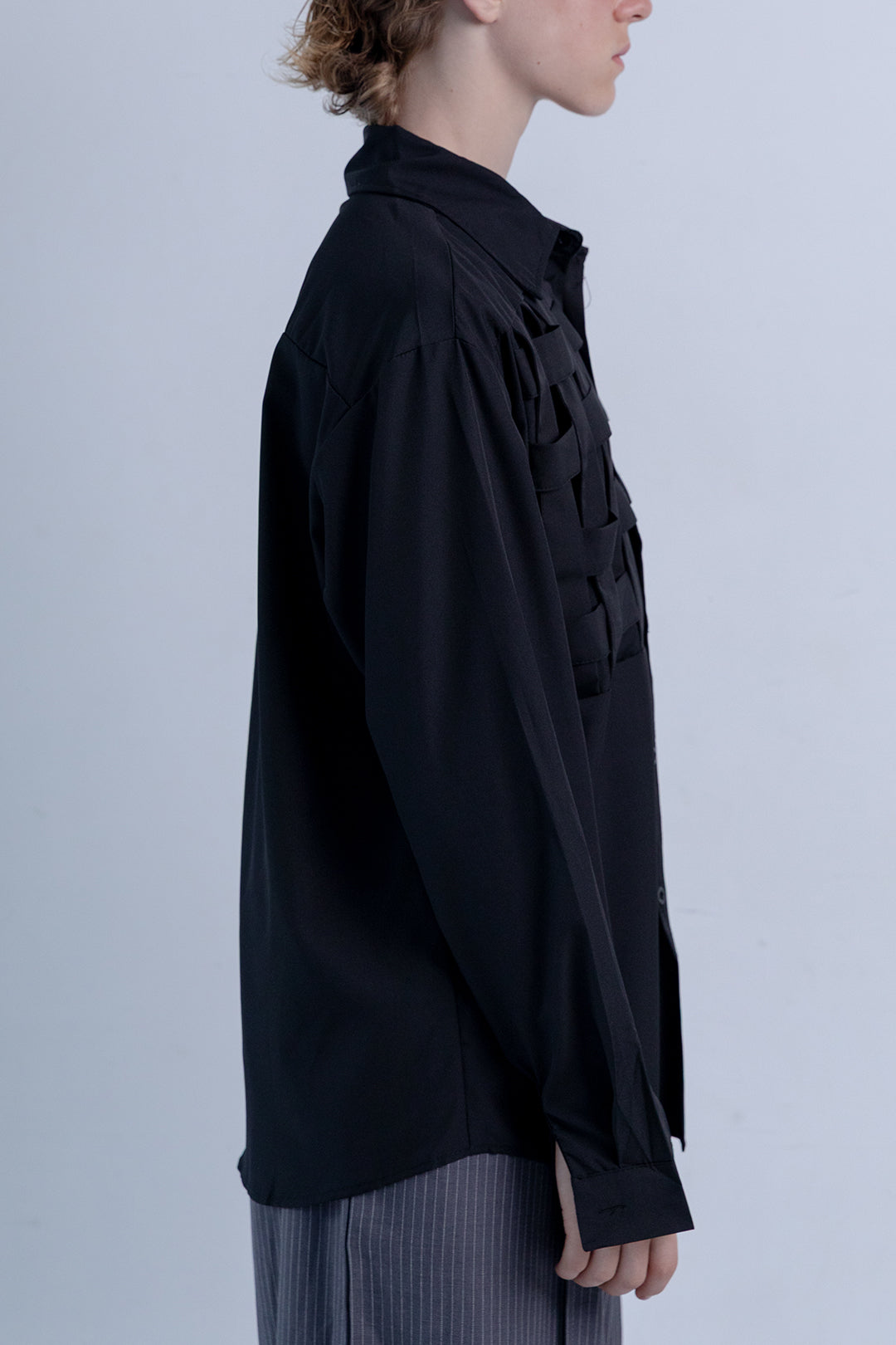 Woven Panel Shirt