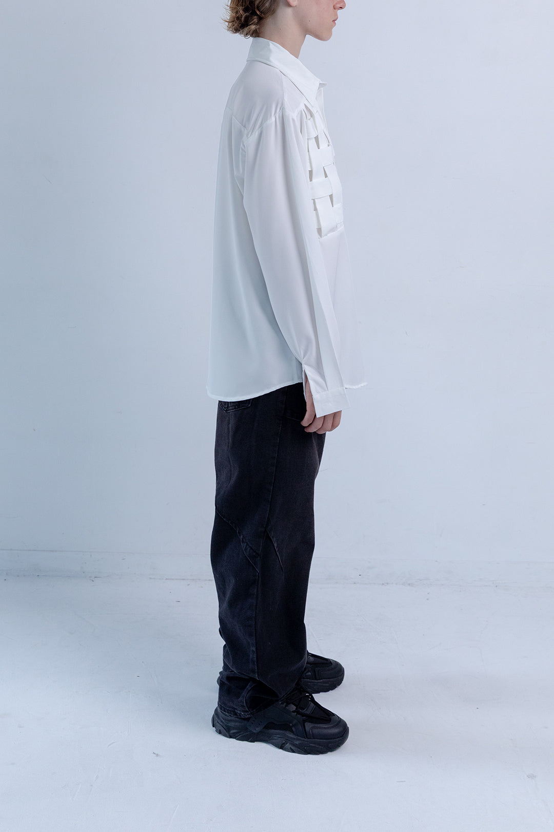 Woven Panel Shirt