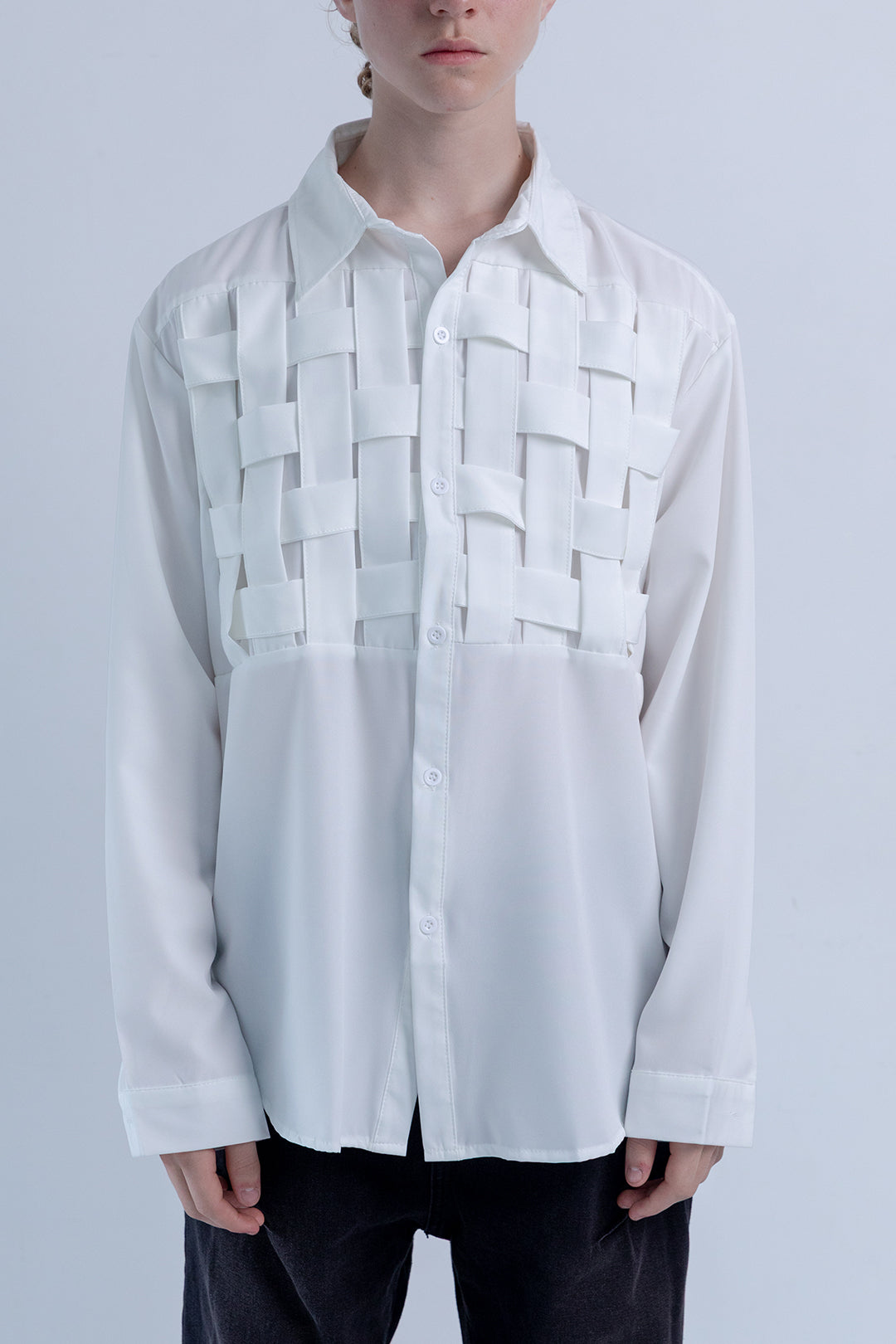 Woven Panel Shirt