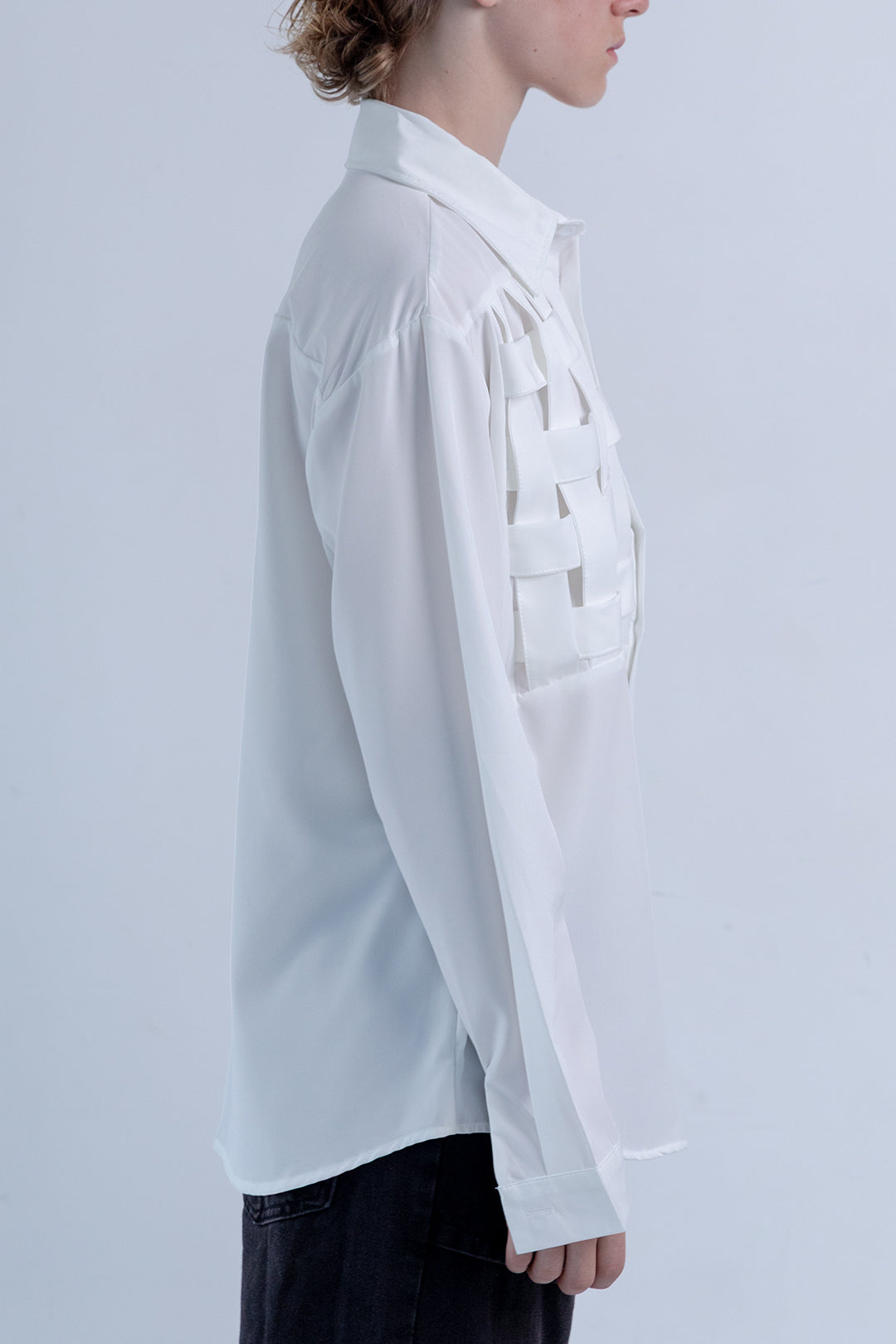 Woven Panel Shirt